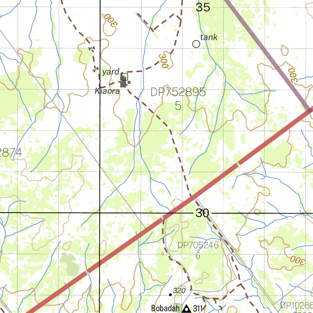 Bobadah 8233 Map by NSW Government Spatial Services | Avenza Maps
