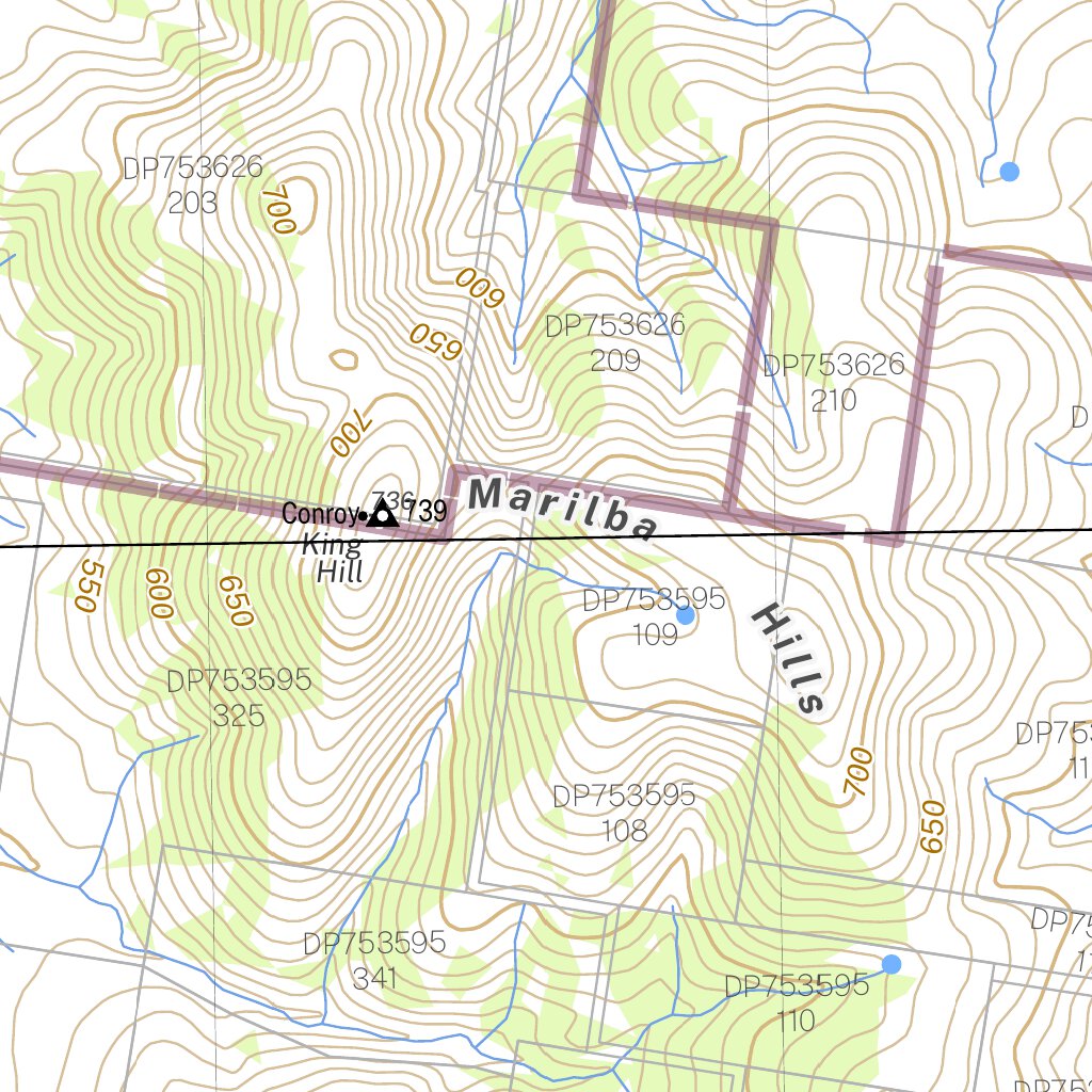 Bookham Map Bookham 8628-3N Map by NSW Government Spatial Services | Avenza Maps
