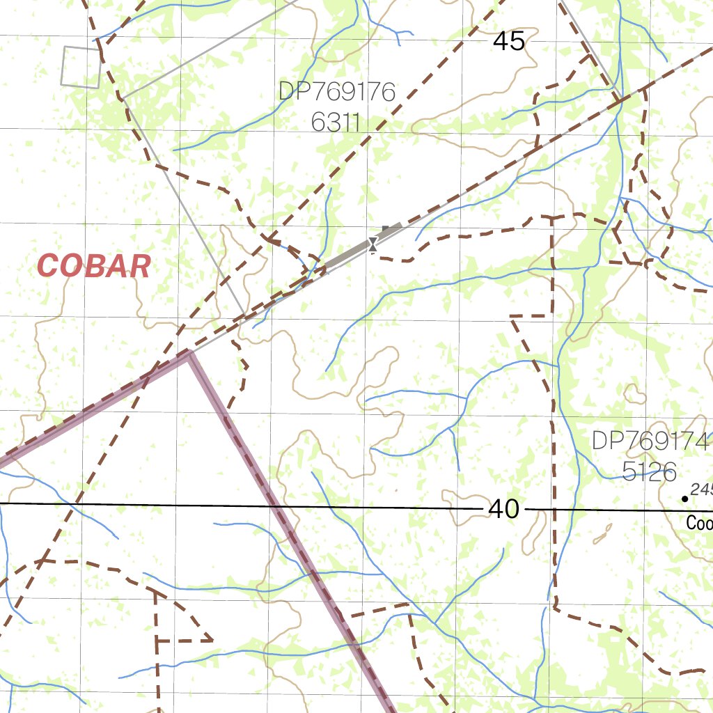 Colbar Map Cobar 8035 Map by NSW Government Spatial Services | Avenza Maps