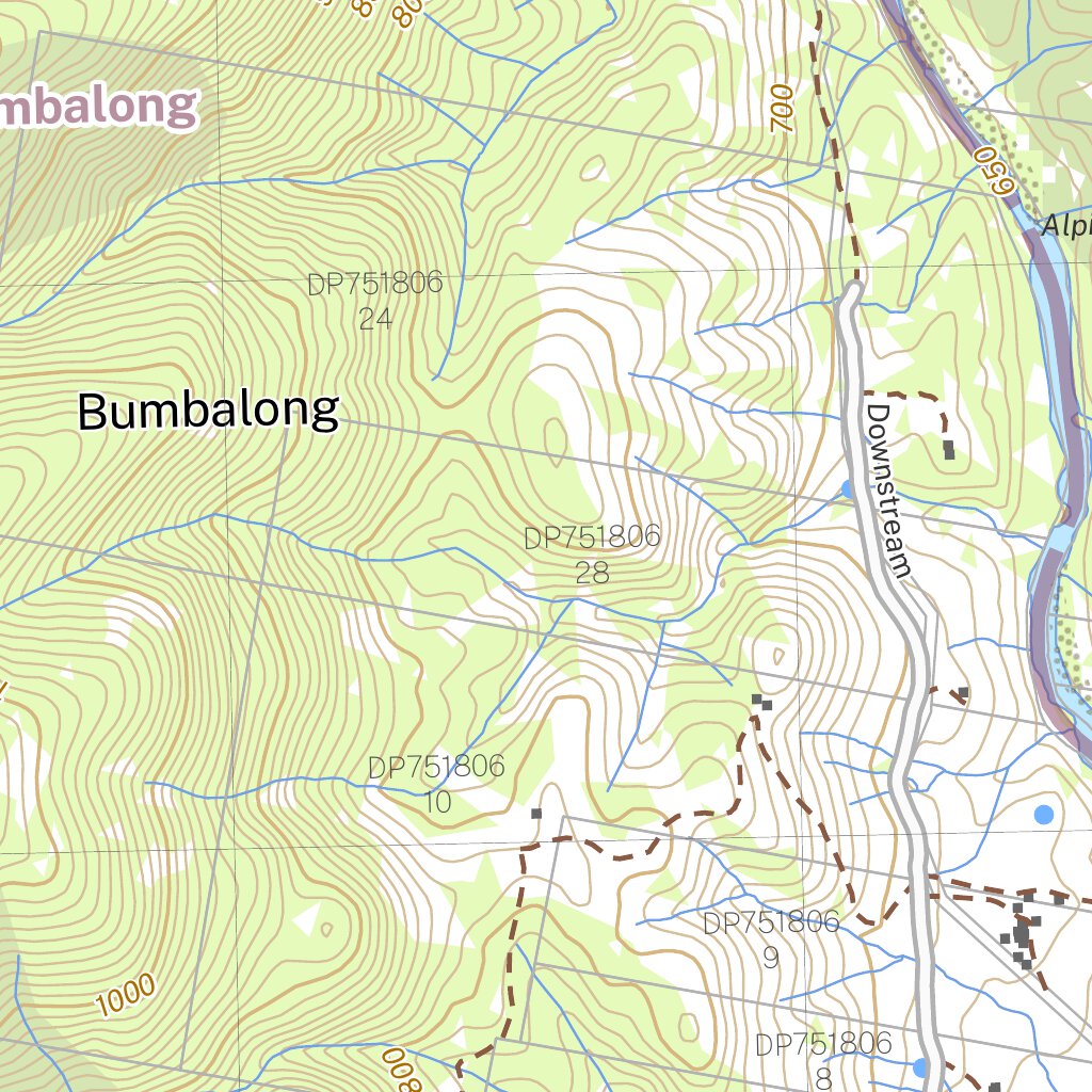 Colinton 8726-3N Map by NSW Government Spatial Services | Avenza Maps