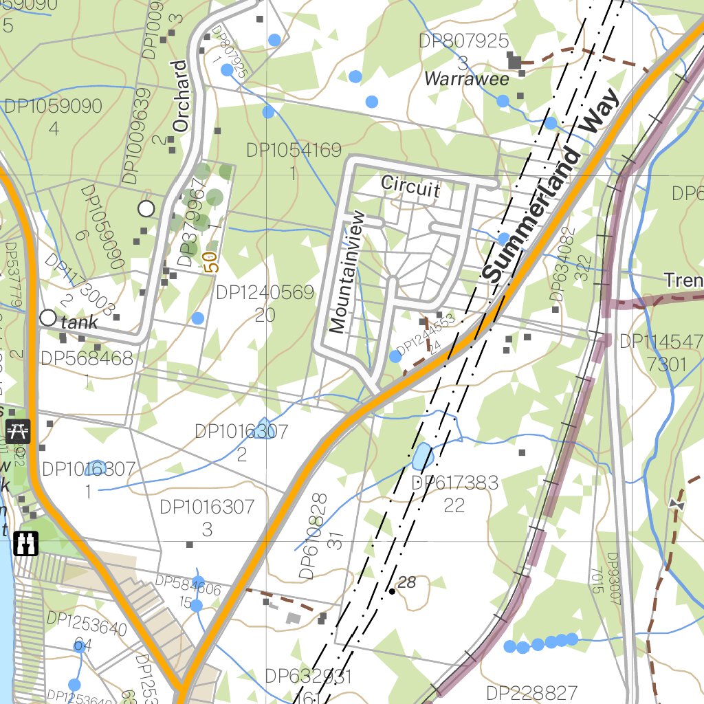 Copmanhurst 9438-1N Map by NSW Government Spatial Services | Avenza Maps