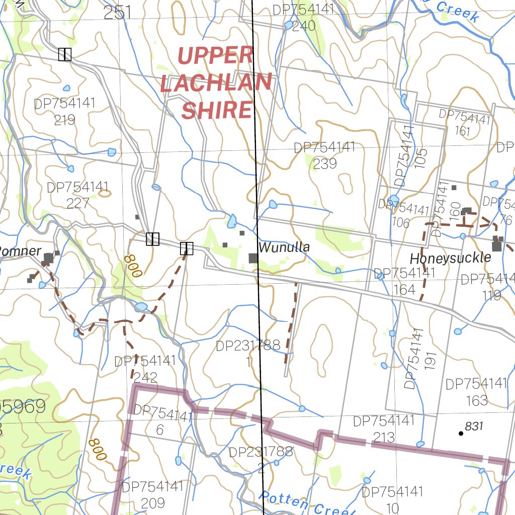 Crookwell 8729-S Map by NSW Government Spatial Services | Avenza Maps
