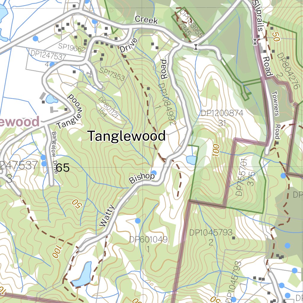 Cudgen Map Cudgen 9641-3N Map by NSW Government Spatial Services | Avenza Maps