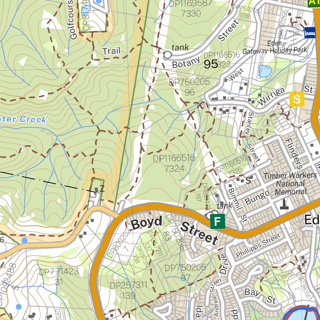 Eden 8823-1N Map by NSW Government Spatial Services | Avenza Maps