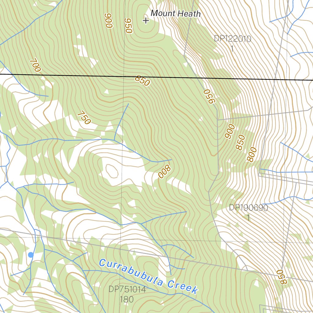 Goonoo Goonoo 9035-2N Map by NSW Government Spatial Services | Avenza Maps