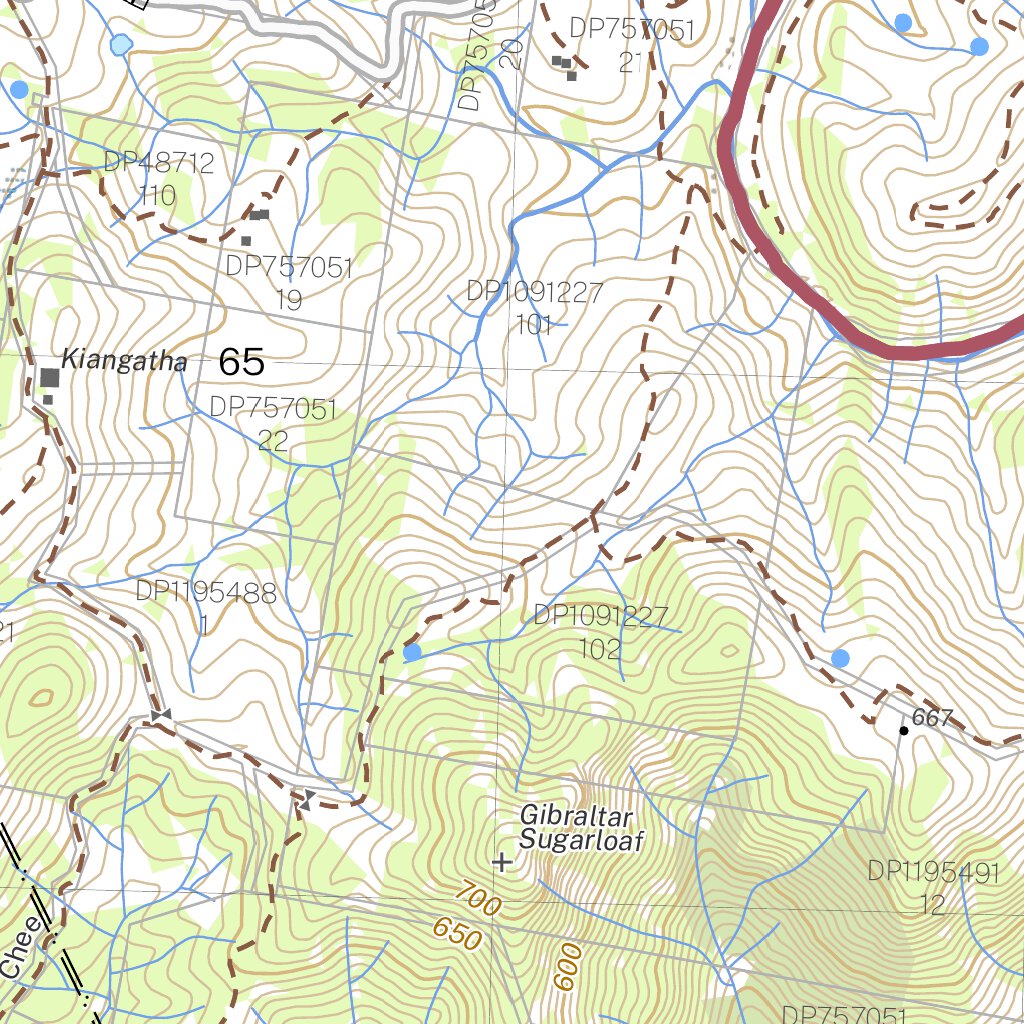 Hampton 8930-4S Map by NSW Government Spatial Services | Avenza Maps
