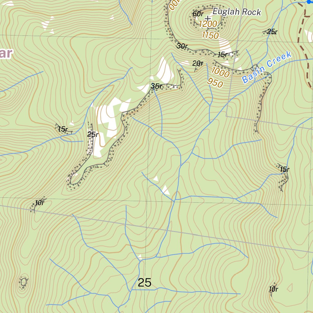Kaputar 8937-3N Map by NSW Government Spatial Services | Avenza Maps
