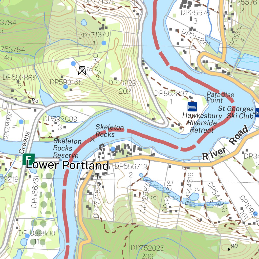 Lower Portland 9031-2S Map by NSW Government Spatial Services | Avenza Maps