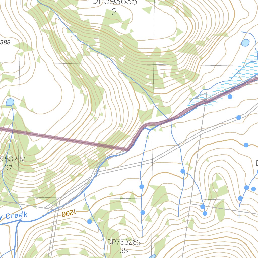 Maybole 9238-3S Map by NSW Government Spatial Services | Avenza Maps