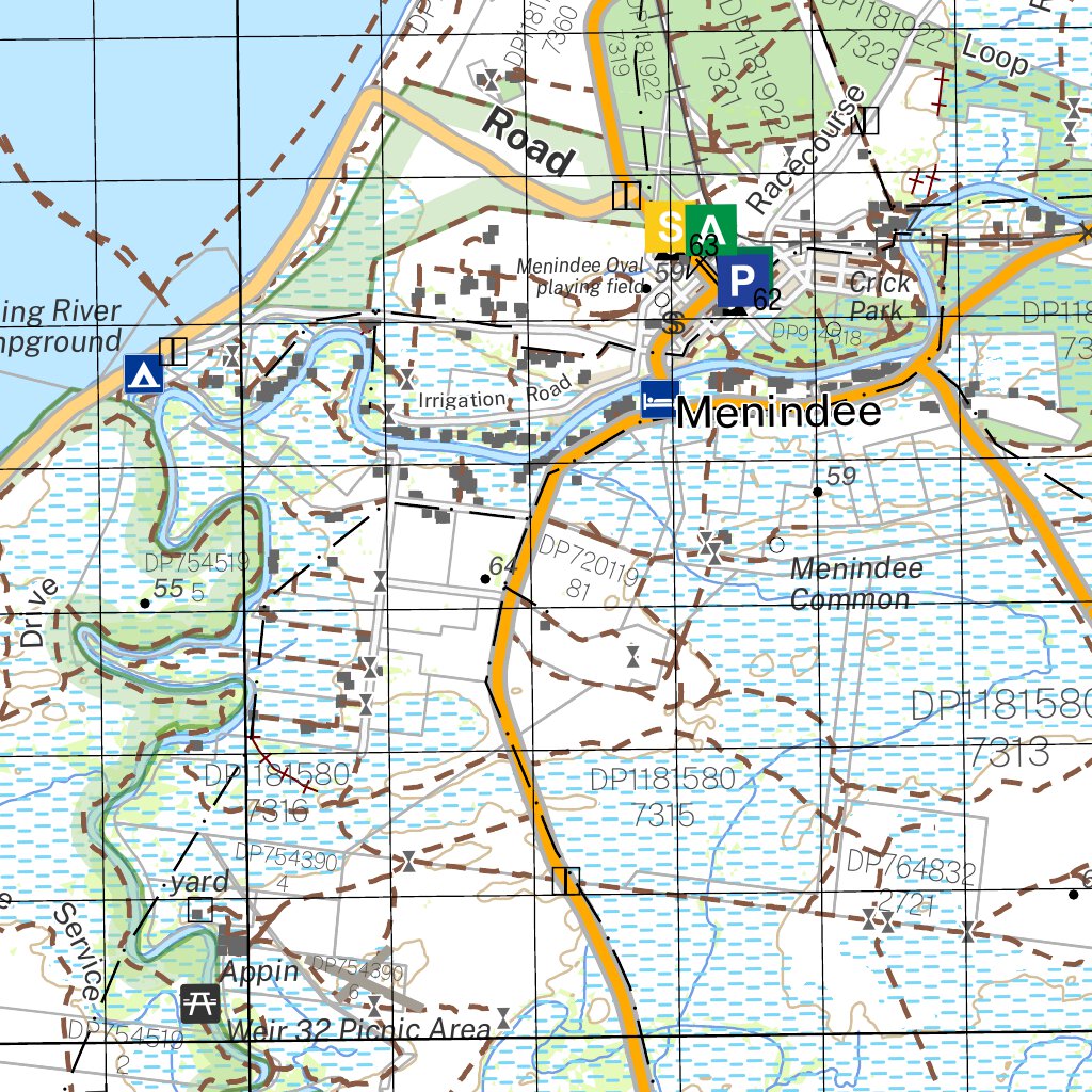 Menidi Maps Menindee 7333 Map by NSW Government Spatial Services | Avenza Maps