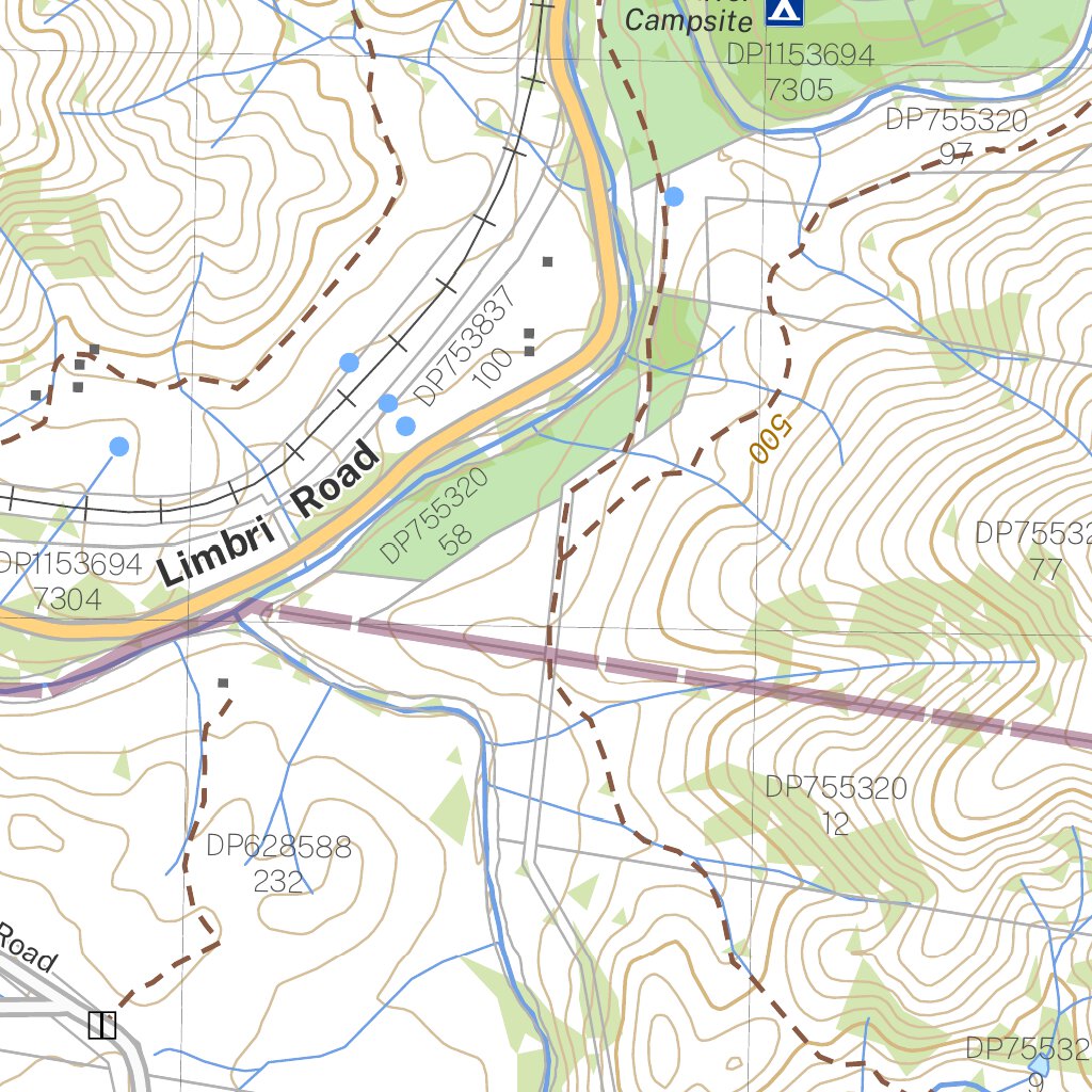 Moonbi 9135-4N Map by NSW Government Spatial Services | Avenza Maps