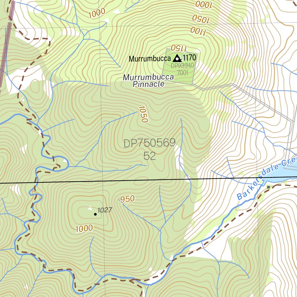 Murrumbucca 8725-4N Map by NSW Government Spatial Services | Avenza Maps
