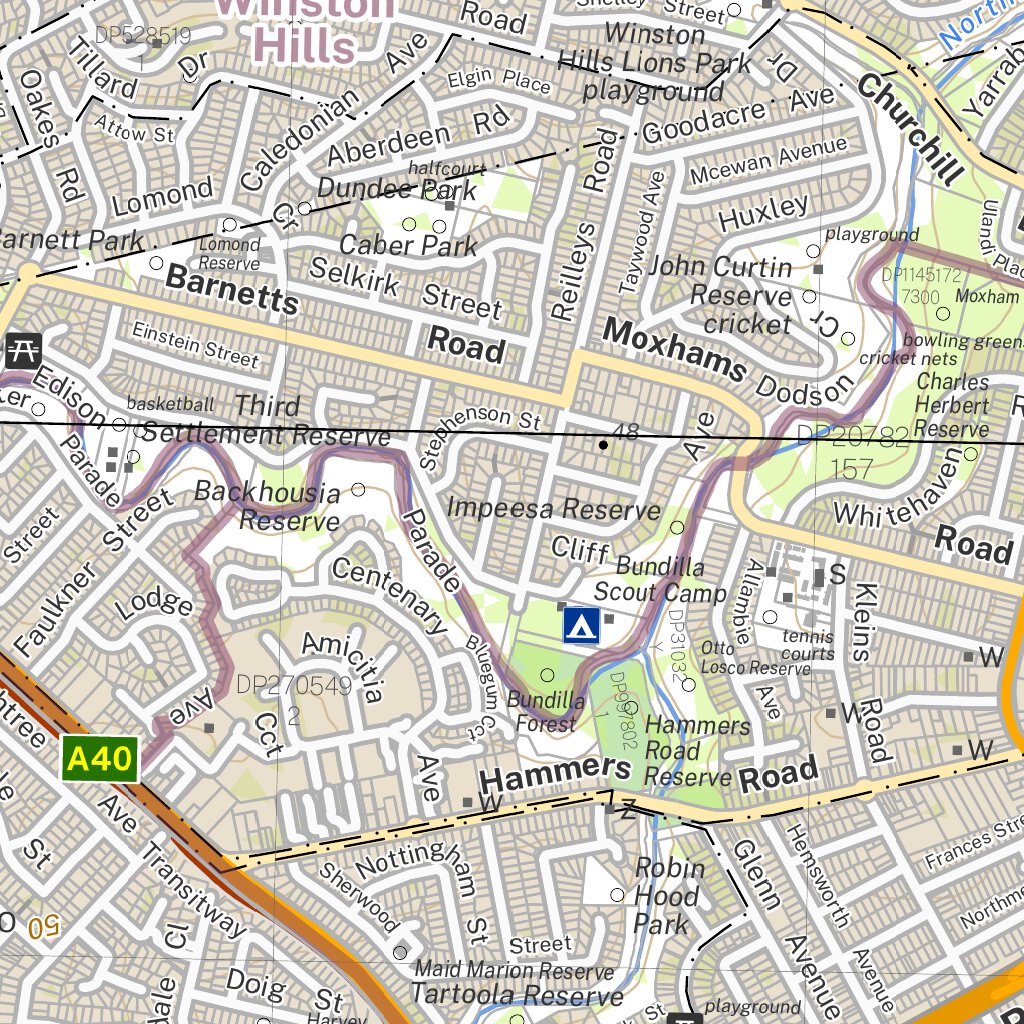 Prospect Map Prospect 9030-2N Map by NSW Government Spatial Services | Avenza Maps
