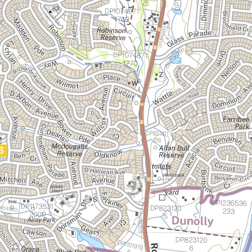 The Singleton Ranch Map Singleton 9132-4N Map by NSW Government Spatial Services | Avenza Maps