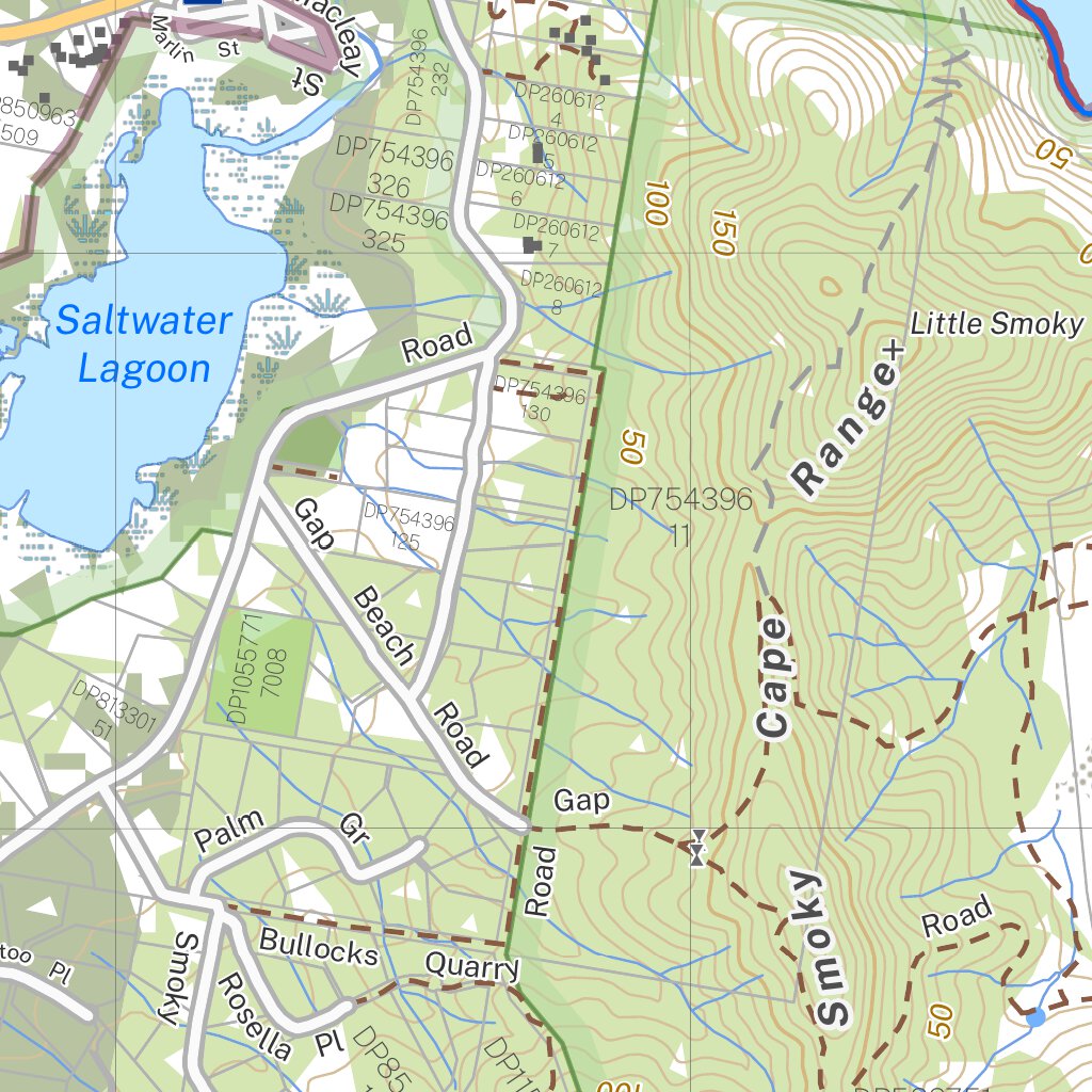 South West Rocks Street Map.pdf South West Rocks 9536-3S Map by NSW Government Spatial Services ...