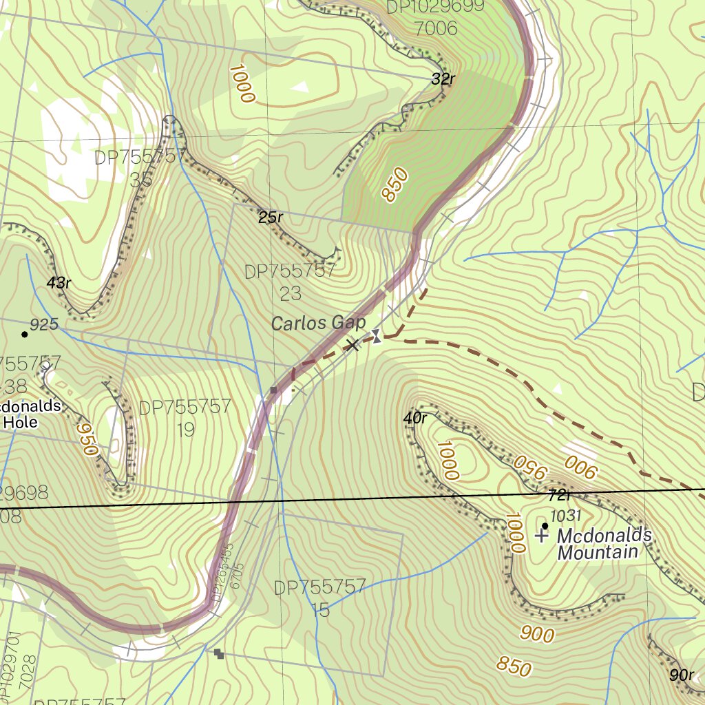 Upper Turon 8831-1N Map by NSW Government Spatial Services | Avenza Maps
