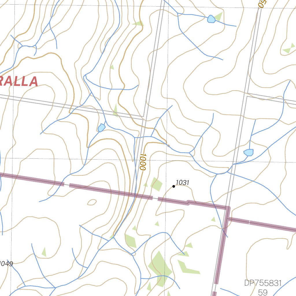 Uralla 9136-1S Map by NSW Government Spatial Services | Avenza Maps