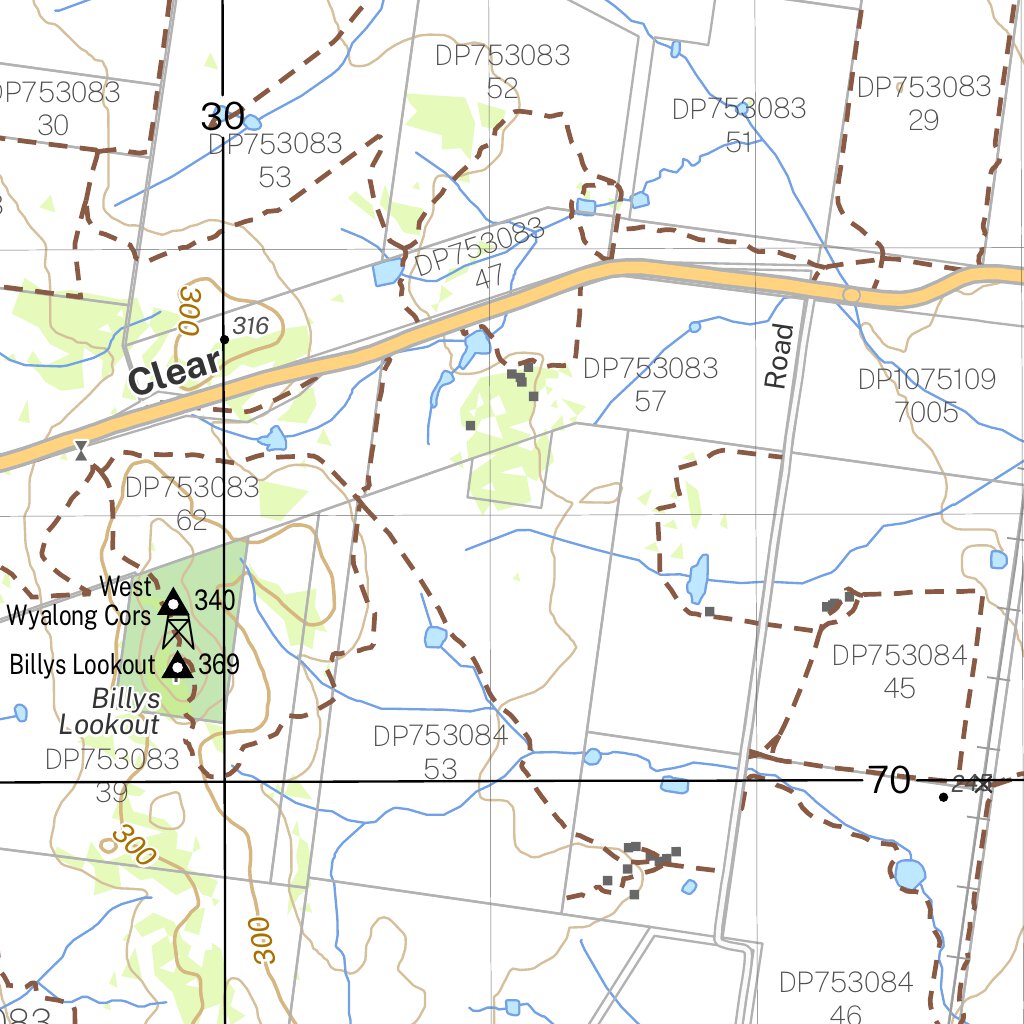 Wamboyne 8330-N Map by NSW Government Spatial Services | Avenza Maps