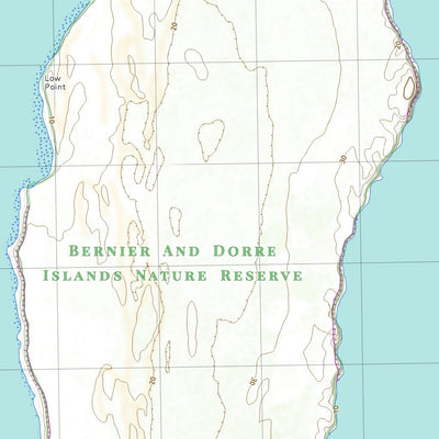 nswtopo 1547-4 DORRE & 1548-3 BERNIER digital map
