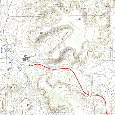 nswtopo 1840-1S NANSON SOUTH digital map