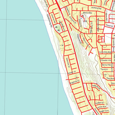 nswtopo 1840-3N GERALDTON NORTH digital map