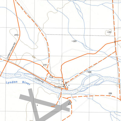 nswtopo 1950-N LYNDON & MAGWEERA digital map