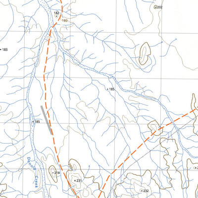 nswtopo 1951-S NUNGABIE & MOUNT TUCKER digital map