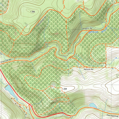 nswtopo 2029-1N CARLOTTA BROOK NORTH digital map