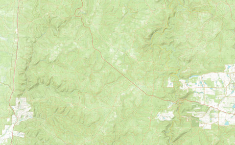 nswtopo 2029-1S CARLOTTA BROOK SOUTH digital map