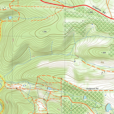 nswtopo 2029-1S CARLOTTA BROOK SOUTH digital map