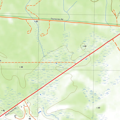 nswtopo 2029-3N LAKE JASPER NORTH digital map