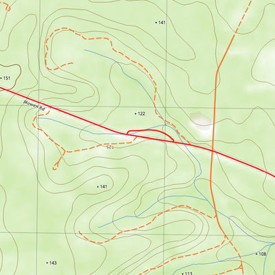 nswtopo 2030-3S CAMBRAY SOUTH digital map