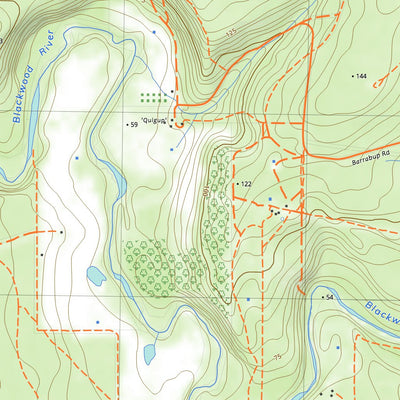 nswtopo 2030-3S CAMBRAY SOUTH digital map