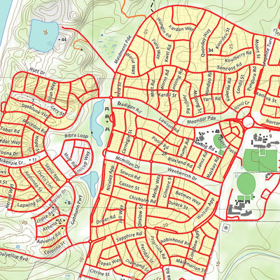 nswtopo 2031-3S BUNBURY SOUTH digital map