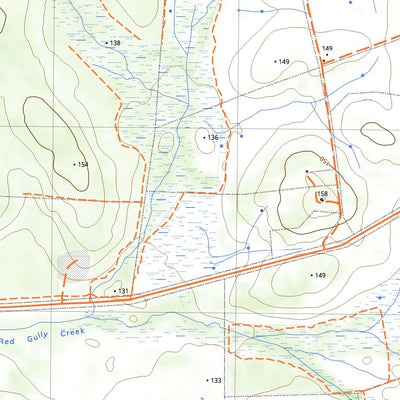 nswtopo 2035-1N MINDARRA NORTH digital map