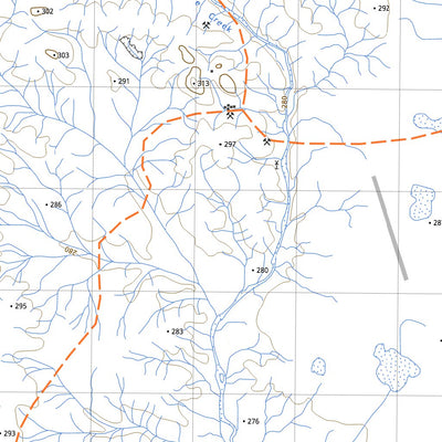 nswtopo 2050-S MANGAROON & ALMA digital map