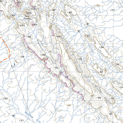 nswtopo 2050-S MANGAROON & ALMA digital map
