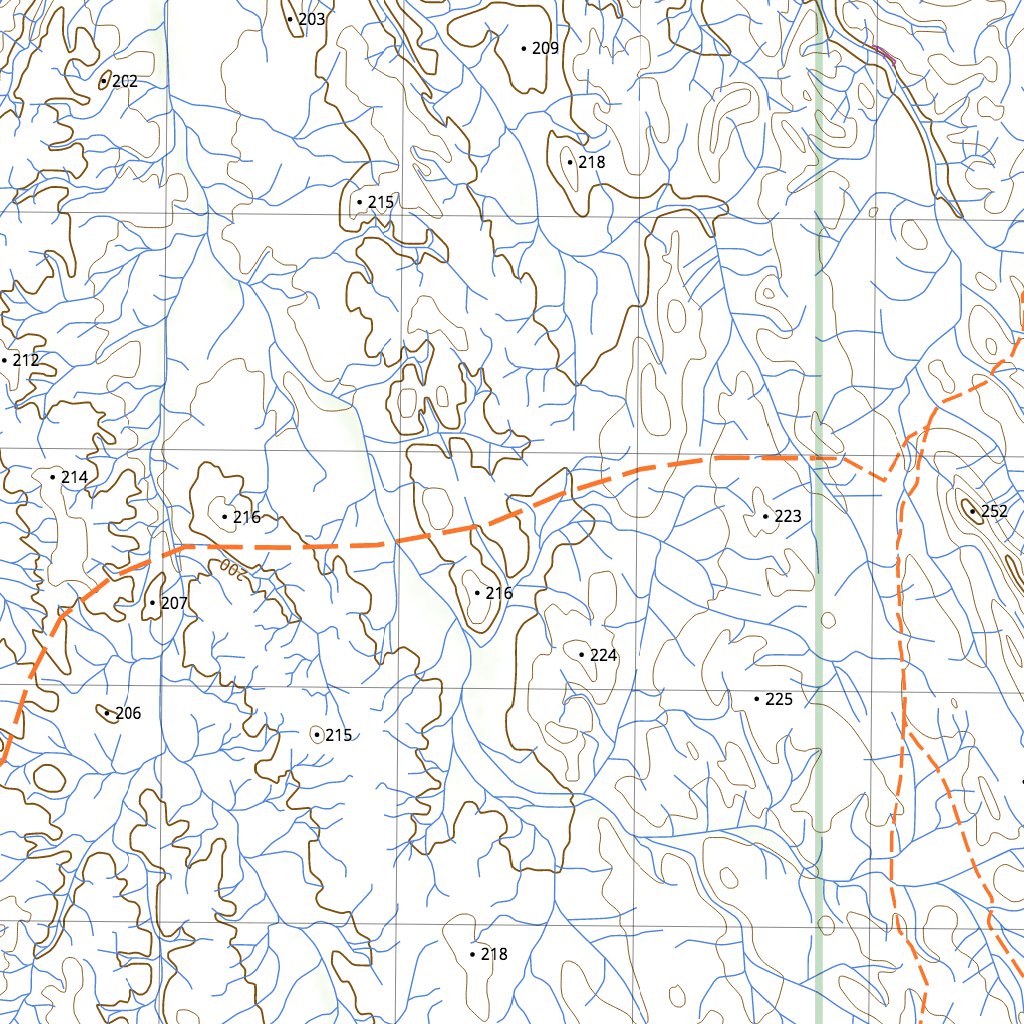 2051-N TELFER RIVER & WONGIDA CREEK Map by nswtopo | Avenza Maps