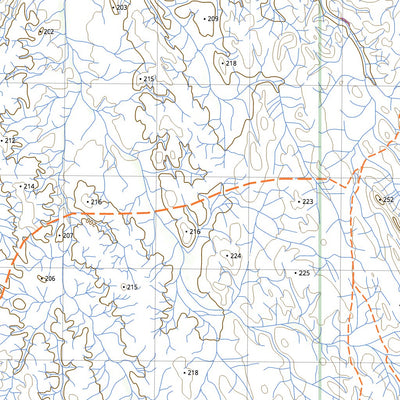 nswtopo 2051-N TELFER RIVER & WONGIDA CREEK digital map
