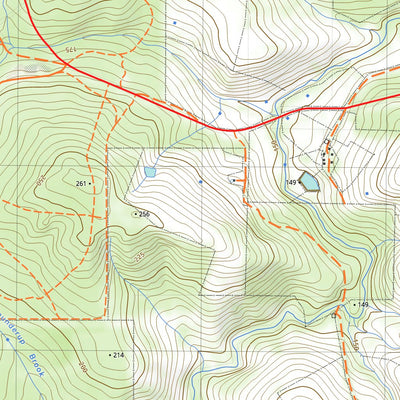 nswtopo 2129-2N DEESIDE NORTH digital map