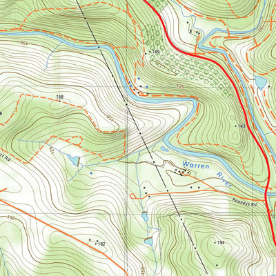 nswtopo 2129-3S PEMBERTON SOUTH digital map