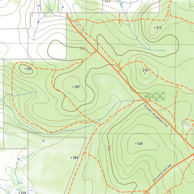 nswtopo 2129-4N WILGARUP NORTH digital map