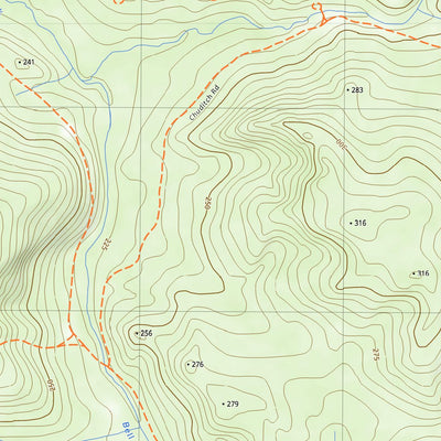 nswtopo 2131-1N NALYERIN NORTH digital map