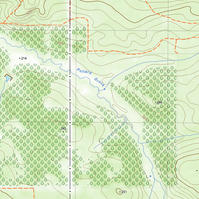 nswtopo 2131-2N MUJA NORTH digital map