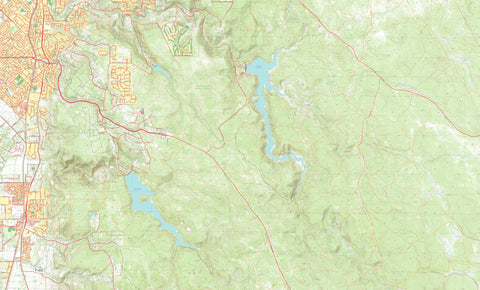 nswtopo 2133-4S KELMSCOTT SOUTH digital map