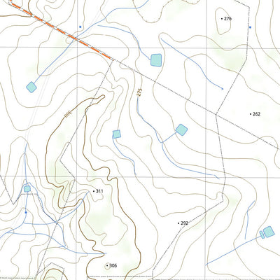 nswtopo 2135-1S CALINGIRI SOUTH digital map