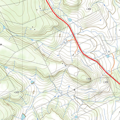 nswtopo 2135-2S DEWARS POOL SOUTH digital map