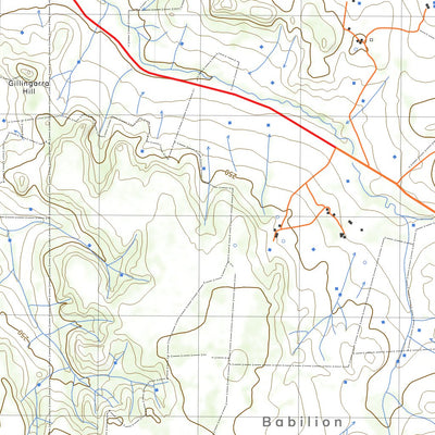 nswtopo 2136-S NEW NORCIA & PIAWANING digital map