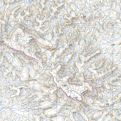 nswtopo 2151-N WONGAJERRA & PEAK EDGAR digital map
