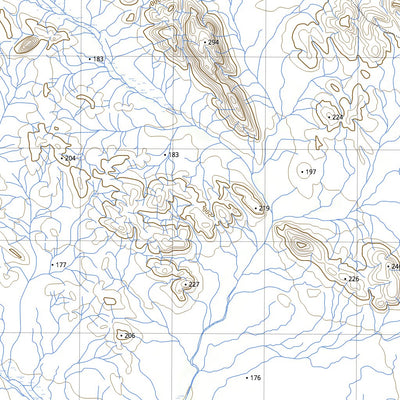 nswtopo 2152-N WYLOO & DE COURCY digital map